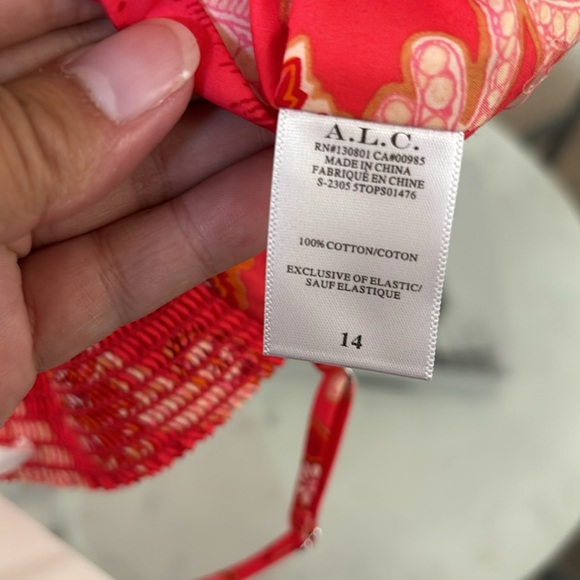 A.L.C Arit floral crop top - Picture 7 of 8